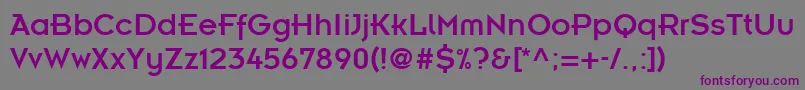 fuente InsigniaLt – Fuentes Moradas Sobre Fondo Gris