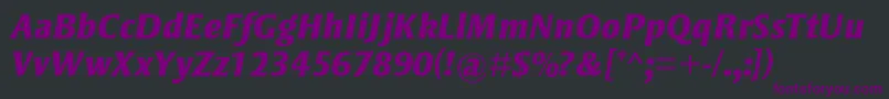 fuente StrayhornMtExtraBoldItalic – Fuentes Moradas Sobre Fondo Negro
