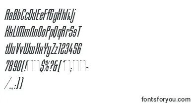 MekanikItalicPlain font – pretty Fonts