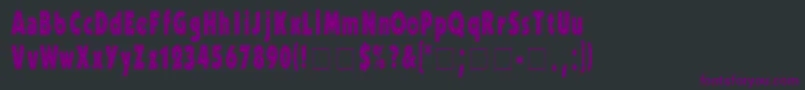 En savoir plus sur la police KabelCondensedBold Police KabelCondensedBold – polices violettes sur fond noir