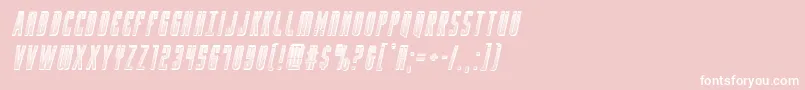 Yfileschromeital Font – White Fonts on Pink Background