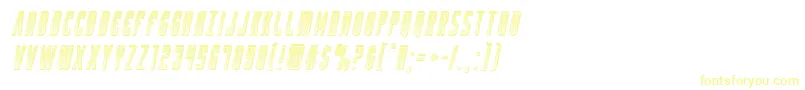 Шрифт Yfileschromeital – жёлтые шрифты