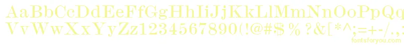 ModernmtWide-fontti – keltaiset fontit