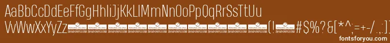 More about HeadingProExtralightTrial Font HeadingProExtralightTrial Font – White Fonts on Brown Background
