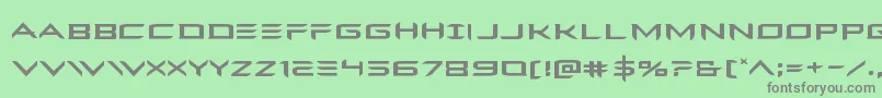 Ferretfaceexpand Font – Gray Fonts on Green Background