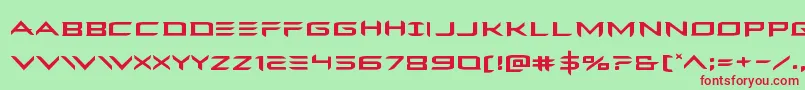 Ferretfaceexpand Font – Red Fonts on Green Background