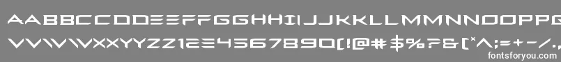 Ferretfaceexpand Font – White Fonts on Gray Background