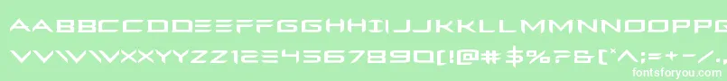 Ferretfaceexpand Font – White Fonts on Green Background