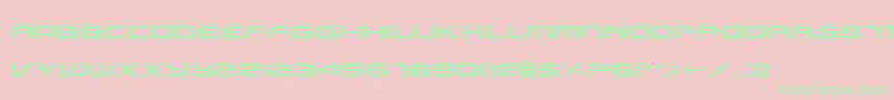 Alexis Font – Green Fonts on Pink Background