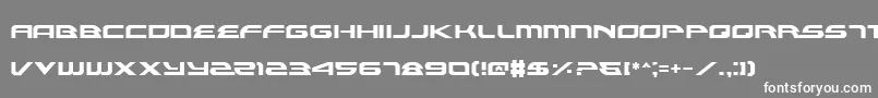 フォントAlexis – 灰色の背景に白い文字