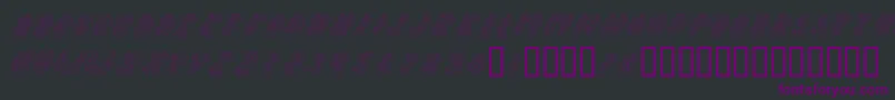 Topple2 Font – Purple Fonts on Black Background