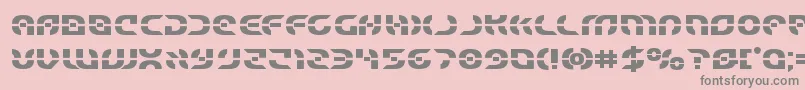 En savoir plus sur la police Starfighterbold Police Starfighterbold – polices grises sur fond rose
