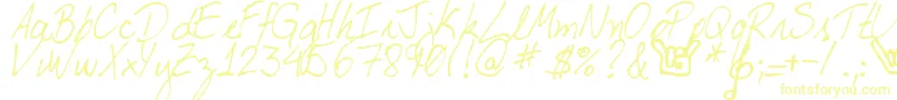 DjbMyBoyfriendsHandwriting Font – Yellow Fonts