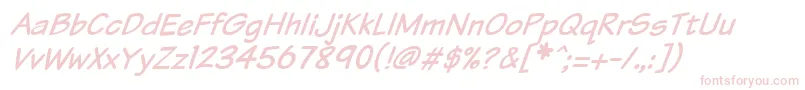 Vtcsundaykomixitalic Font – Pink Fonts