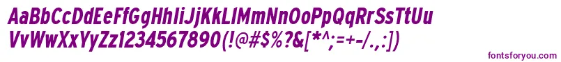 ExpresswaycdBolditalic Font – Purple Fonts