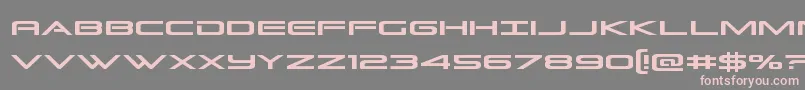 Grandsportcond Font – Pink Fonts on Gray Background