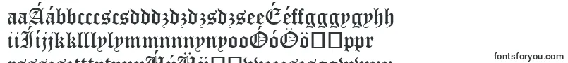 OldEnglishTextMt-fontti – unkarilaiset fontit
