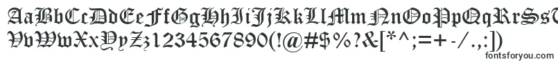 OldEnglishTextMt-Schriftart – Verzierte Schriften (Monogramm)