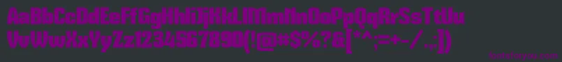 Mikodacs Font – Purple Fonts on Black Background