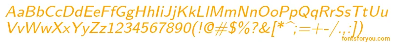 Lmsans9Oblique Font – Orange Fonts