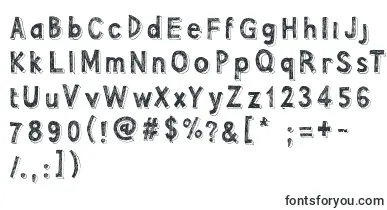 PointySolid font