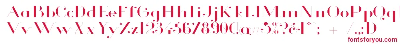 GlamorLightExtended Font – Red Fonts