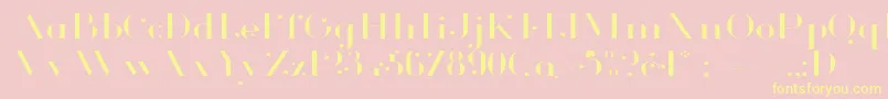 Más sobre la fuente GlamorLightExtended fuente GlamorLightExtended – Fuentes Amarillas Sobre Fondo Rosa
