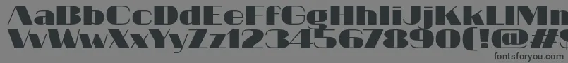 20db Font – Black Fonts on Gray Background