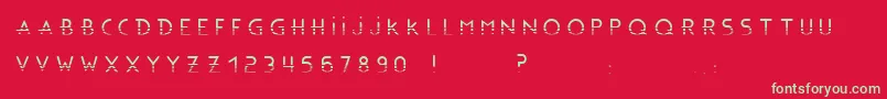 BonusBlingBlingBc Font – Green Fonts on Red Background