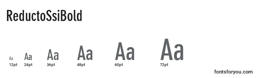 ReductoSsiBold Font Sizes