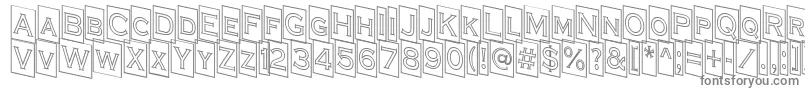 ACoppergothcmdnotl-fontti – harmaat fontit