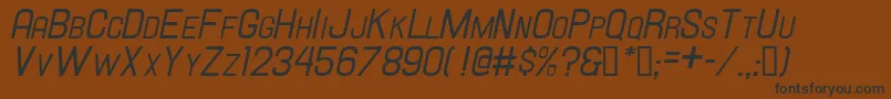 Hallandalesm.Capsit. Font – Black Fonts on Brown Background