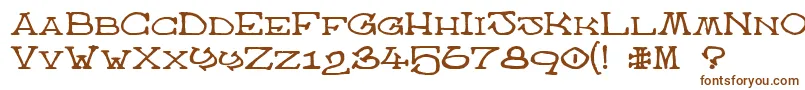 AtlasOfTheMagi Font – Brown Fonts on White Background