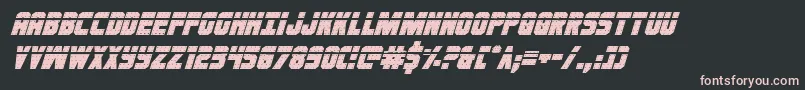 Ironforgelasital Font – Pink Fonts on Black Background