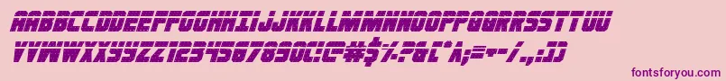 Ironforgelasital Font – Purple Fonts on Pink Background