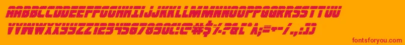 Ironforgelasital Font – Red Fonts on Orange Background