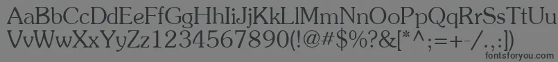 Agpresr Font – Black Fonts on Gray Background