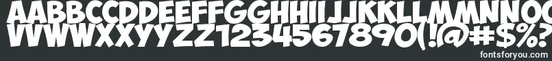 Шрифт ObelixprobCyr – белые шрифты