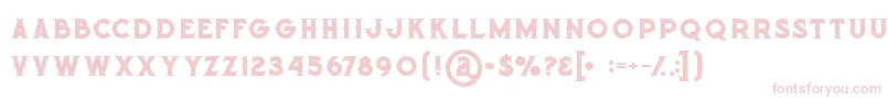 Octopusbold Font – Pink Fonts on White Background