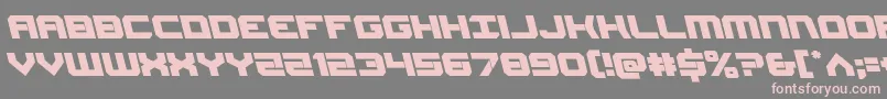 Gearheadleft Font – Pink Fonts on Gray Background