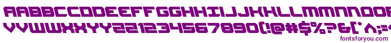 Gearheadleft Font – Purple Fonts on White Background