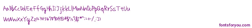HomeworkSmart Font – Purple Fonts