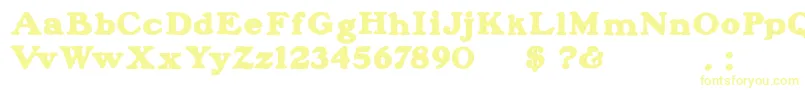 BlanchardInland Font – Yellow Fonts