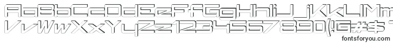 Шрифт KaufhalleBlech – шрифты с фиксированной шириной
