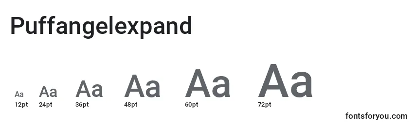 Puffangelexpand Font Sizes