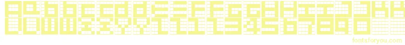 Шрифт Givemefive – жёлтые шрифты