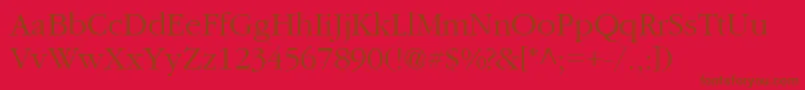 Подробнее о шрифте Garam Шрифт Garam – коричневые шрифты на красном фоне