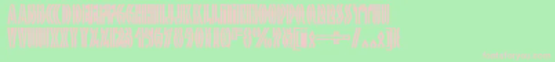 Tropicana ffy Font – Pink Fonts on Green Background