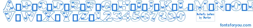 ButterflyLetters Font – Blue Fonts