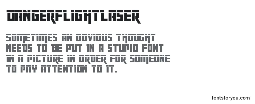 Dangerflightlaser Font